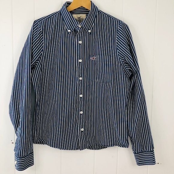 Hollister Other - Hollister Men's Striped Button-Down Shirt